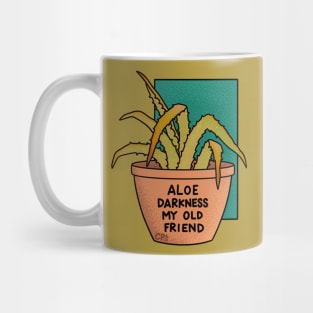 Aloe Darkness My Old Friend - Teal Turquoise Mug